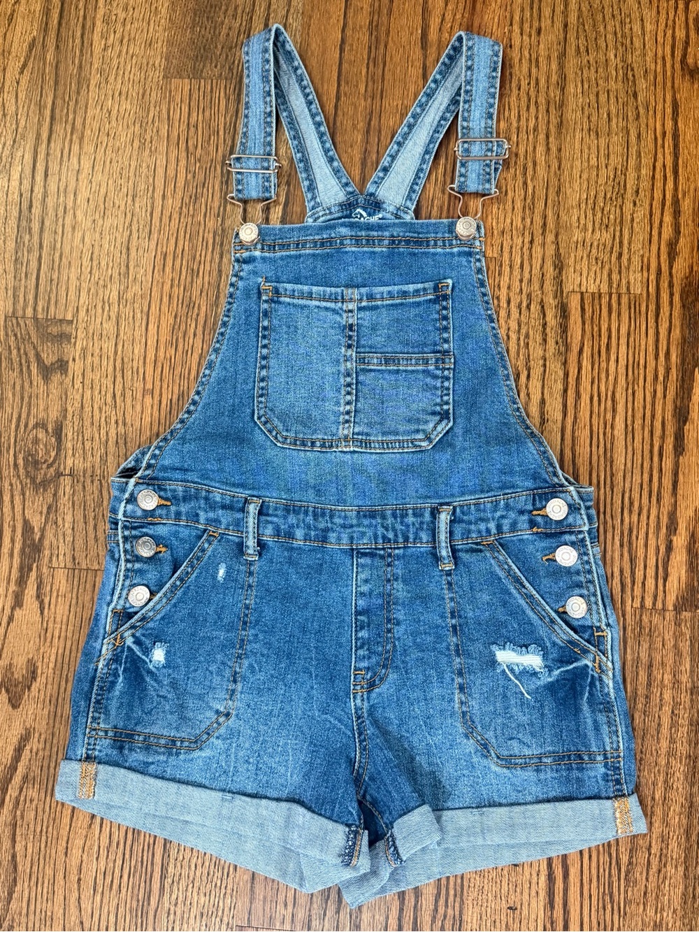 Jordache Denim Overall Shorts - Girls Size L/G (10-12)